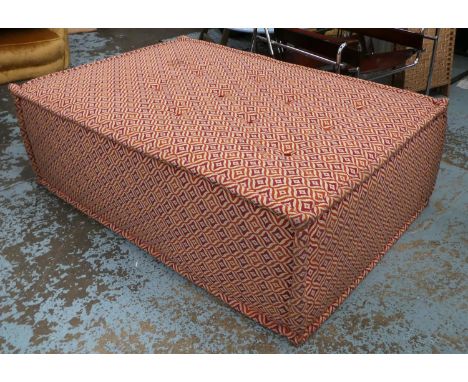 POUFFE, 50cm x 97cm x 151cm, contemporary oversized design, buttoned detail. 