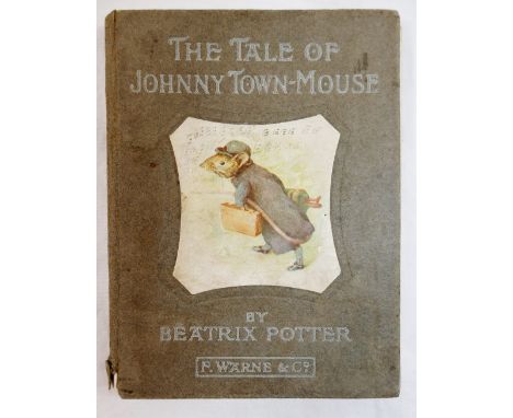 'The Tale of Johnny Town Mouse', by Beatrix Potter, first edition, published 1918 by Frederick Warne and Co. CONDITION REPORT