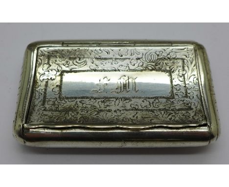 An early Dutch silver snuff box