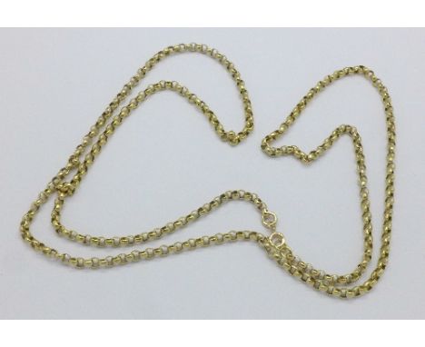 A 15ct gold guard chain, 18.5g