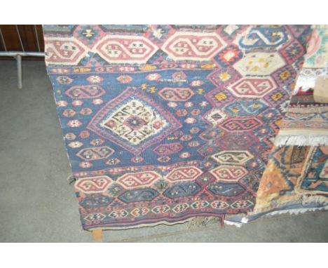 An approx  2' 10" x 7' 5" Eastern patterned runner  AF