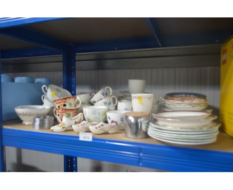 A quantity of various teaware to include Royal Worcester; Minton; Paragon etc