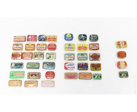 (40) Vintage Gramophone needle tins, some with needles.