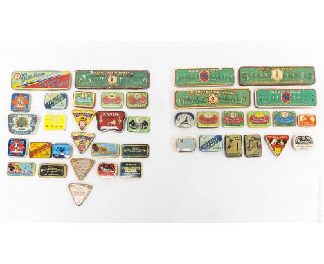 (40) Vintage Gramophone needle tins, some with needles.