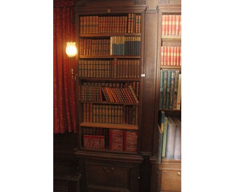 A COLLECTION OF ANTIQUARIAN BOOKS including Pope's Works, Fieldings Works and other volumes (in shelves K &amp; L) (a collect
