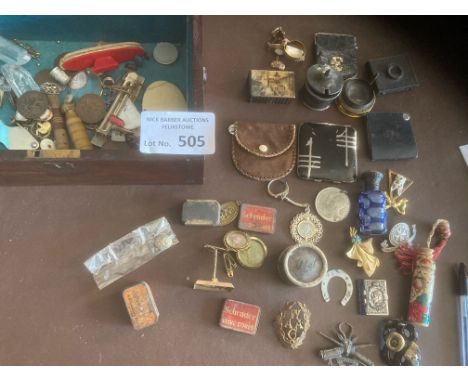 Collectables : Super trinket box 'Aladdins Cave' many pre 1900 onwards - lovely lot