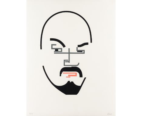 AFTER WALTER DEXELL (1890-1973) PORTRAIT OF LENIN Numbered l.l. 95/130, signed l.r. W. Dexell colour print 67.0 x 50.0cm / 26