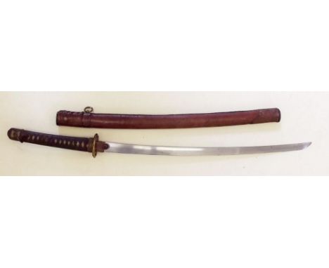 A WWII Japanese junior officers sword and scabbard
