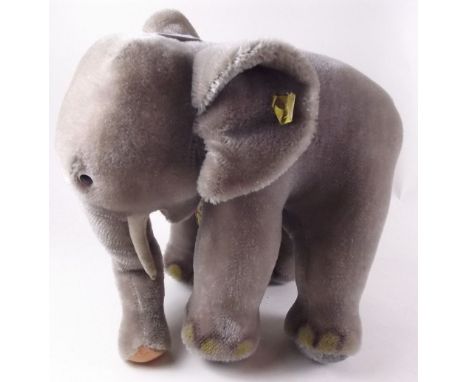 A Steiff elephant circa 1950's, 22cm high