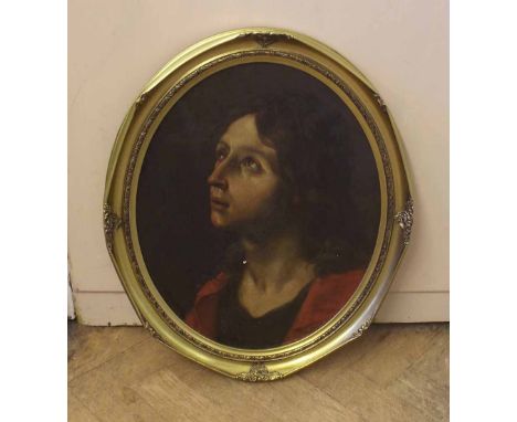 After Pagani, male portrait, oil on canvas. Condition report: see terms and conditions.