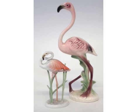Rosenthal model of a Flamingo, also one other by Goebel. Condition report: see terms and conditions.