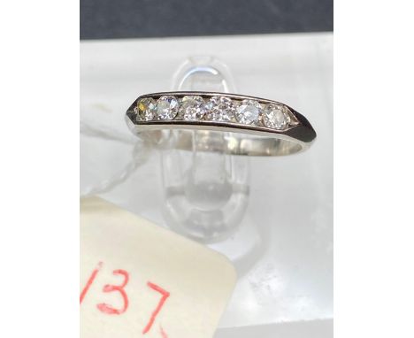 A Bright Diamond Half Eternity Ring