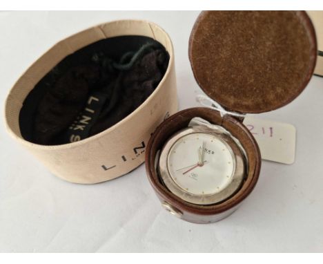 A LINK of LONDON travelling clock in original box
