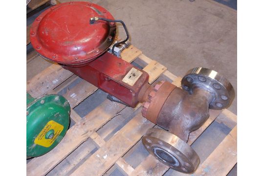 Masoneilan Dresser Air To Open Actuator W Globe Control Valve 48