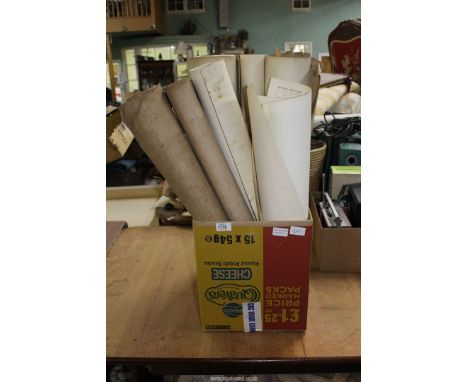 A quantity of Ordnance Survey maps including Michaelchurch, Walterstone, etc taken from 1904 and 1921 editions.
