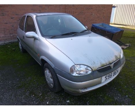 A VAUXHALL CORSA BREEZE 1.4L PETROL, Reg No S98 BEH, three door automatic, silver, 48, 376 recorded miles, one key, No V5C do