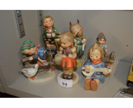 Six various Goebel figures