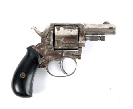 1916 Rising volunteer's revolver. A nickle plated, .38 caliber 'Bull-Dog' revolver by Ward and Sons., owned by  Frederick Bur