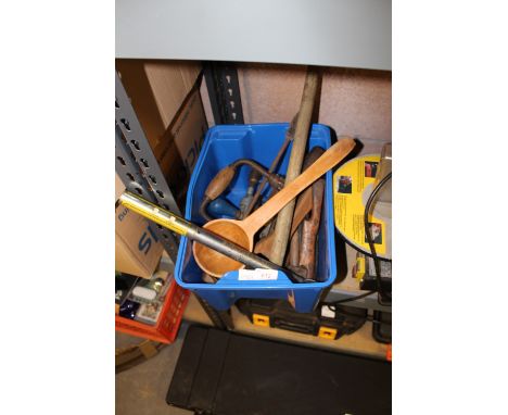 box of misc tools inc torque wrench