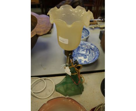 Art Nouveau Glass Lamp