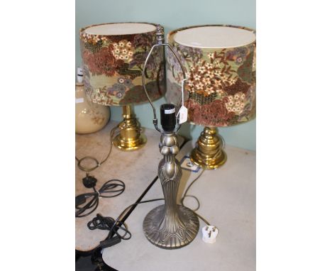 Single light Tiffany style lamp base