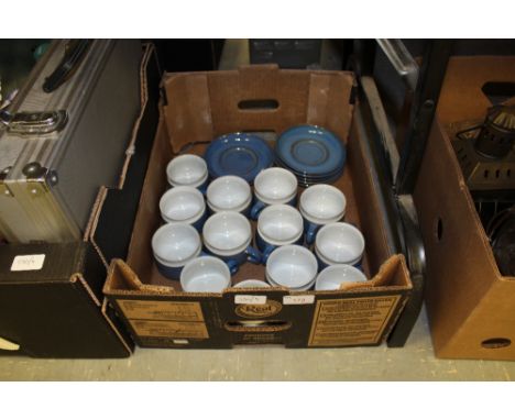 Box Denby cups and saucers