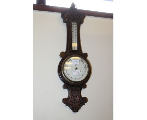Oak barometer