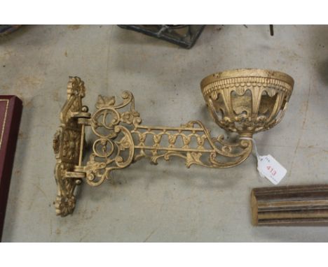 FS & Co gilt lamp bracket