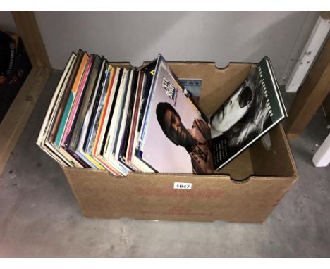 A mixed lot of vinyl LP records including Michael Jackson, Cilla Black and many more