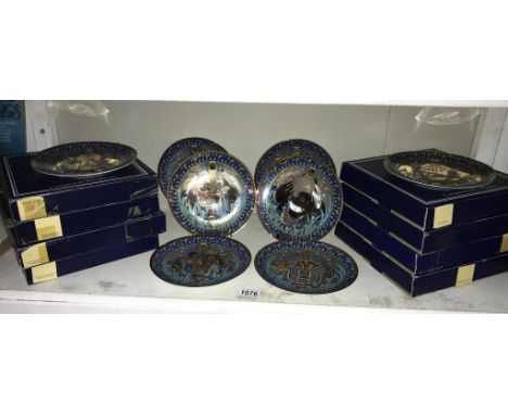 8 Royal Worcester 'Legends of the Nile' collectors plates