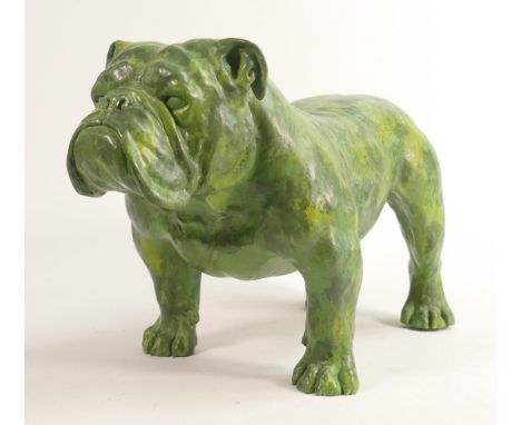 North Light large resin figure of an English Bulldog, height 24cm. This was removed from the archives of the Wade factory and