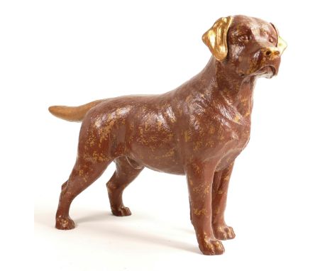North Light large resin figure of a standing Labrador, height 34cm. This was removed from the archives of the Wade factory an