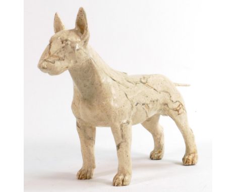 North Light large resin figure of an English Bull Terrier, height 21.5cm. This was removed from the archives of the Wade fact
