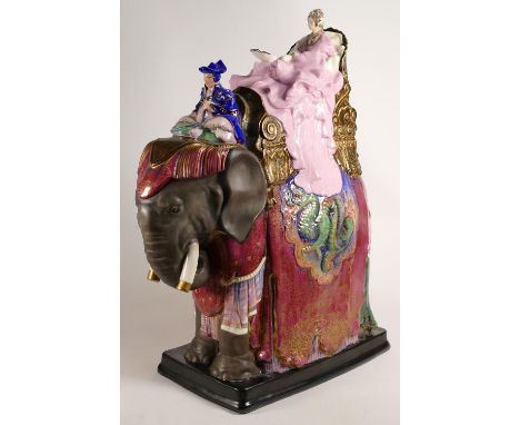 Royal Doulton large prestige figure Princess Badoura HN2081, modelled by H Tittensor, H E Stanton and F Van Allen Phillips, d