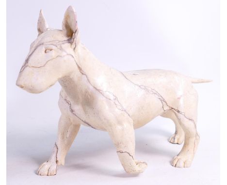 North Light large resin figure of an English Bull Terrier, height 22cm. This was removed from the archives of the Wade factor
