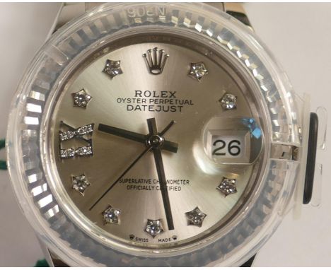 Rolex LADY-DATEJUST Oyster, 28 mm, Oystersteel and white goldTHIS NEW OYSTER PERPETUAL LADY-DATEJUST IN OYSTERSTEEL AND WHITE