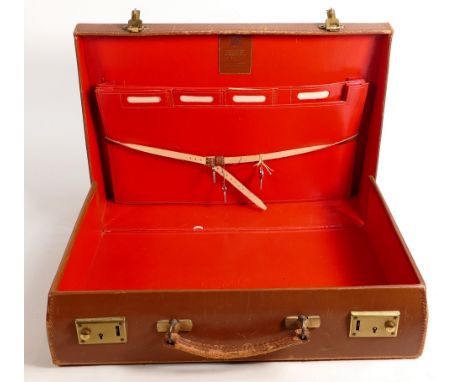 Vintage Peal &amp; Co Leather Portfolio Document Case Briefcase line 27 