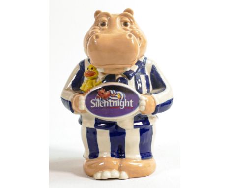 Wade Collectables Silent Night advertising figure, hand written sticker to rear stating 2nd item painted in darker flesh, hei