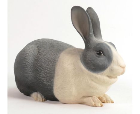 North Light large resin figure of a large seated Rabbit, height 19cm.  This was removed from the archives of the Wade factory