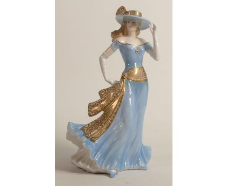Royal Worcester High Society figure Tea at The Ritz. 