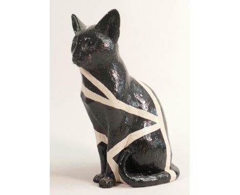 North Light large resin figure of a Seated cat, height 30cm. This was removed from the archives of the Wade factory and is a 