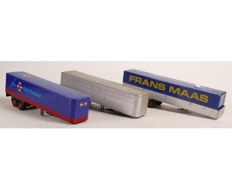 Vintage Lion Toys model toy lorries trailers. (3) 