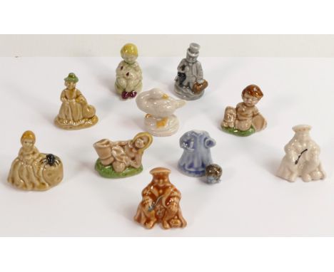 A collection of Wade Whimsies marked in marker pen Issue 1 &amp; dated 9/4/01. These items were removed from the archives of 