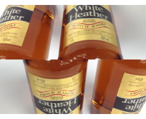 2 BOTTLES 1.5 LITRE 8 YEAR WHITE HEATHER SCOTCH WHISKY