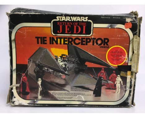 STAR WARS RETURN OF THE JEDI TIE INTERCEPTOR VEHICLE BOXED