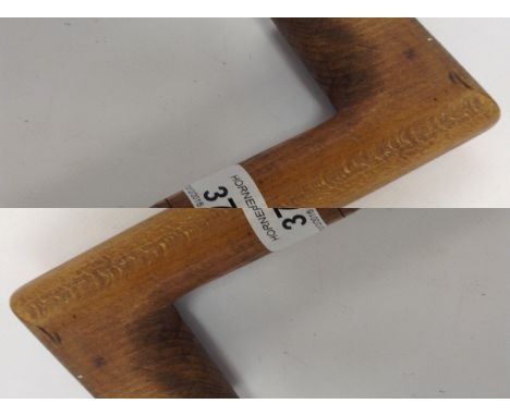 WOODEN HANDLE BRASS GRAIN SAMPLING TOOL (LENGTH OVERALL 142 CM. APPROX.)