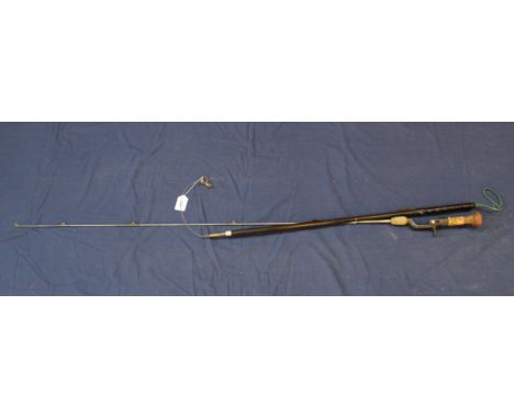 A vintage Speedlock steel rod pattern No.2102237 and vintage Sharpes of Aberdeen salmon tailor