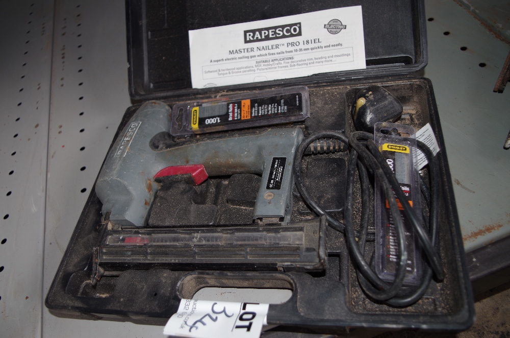 Rapesco Master Nailer PRO181EL Electric Nail Gun. NO VAT.