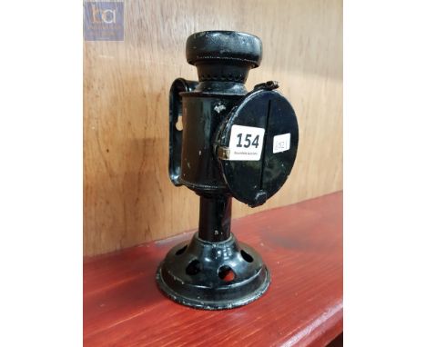 2ND WORLD WAR RAILWAY LAMP SIGNED