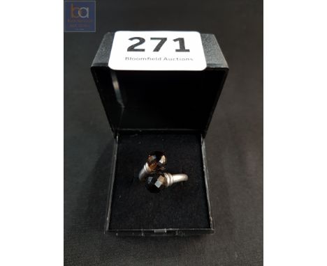 SIVER AMETHYST SET RING
